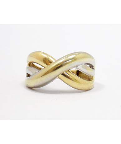 Kétszínű arany gyűrű