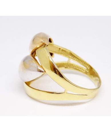 Tricolor arany gyűrű