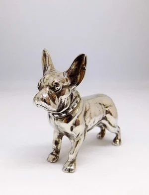 Ezüst miniatűr bulldog