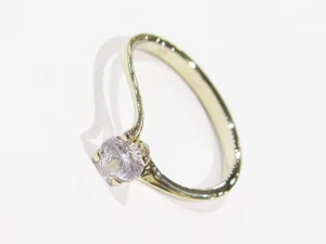 Női sárga arany gyűrű