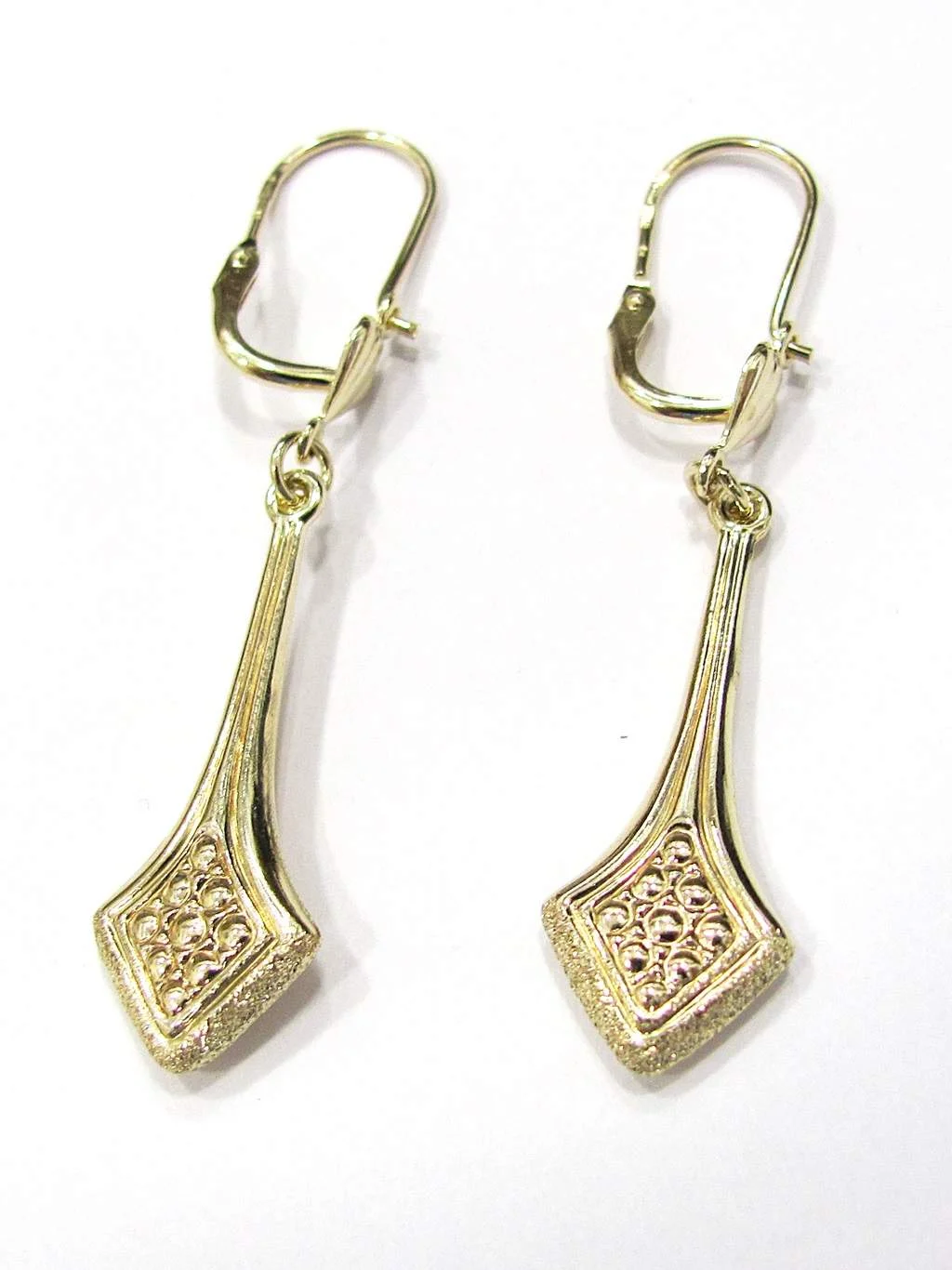 Sárga arany fülbevaló - Image 2