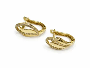 sárga arany fülbevaló