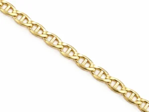 14k karátos sárga arany gucci szemes férfi karkötő